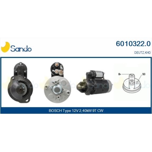 Starter Sando 6010322.0 f&uuml;r Khd Mwm