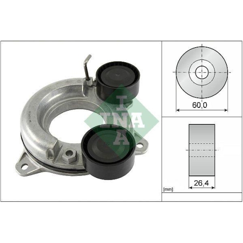 Riemenspanner Keilrippenriemen Schaeffler Ina 534 0854 10 f&uuml;r Nissan Renault