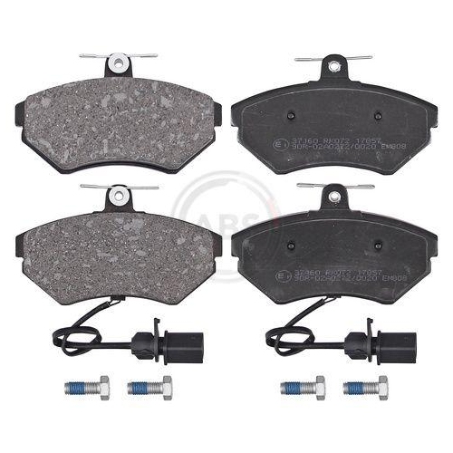 Bremsbelagsatz Scheibenbremse A.b.s. 37160 f&uuml;r Audi Seat VW Vag Vorderachse