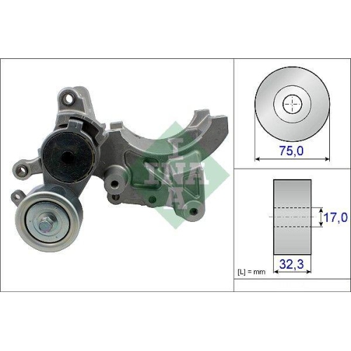 Riemenspanner Keilrippenriemen Schaeffler Ina 534 0452 10 für Toyota Lexus