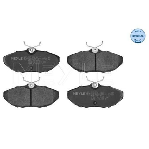 Bremsbelagsatz Scheibenbremse Meyle 0252342417 Meyle-original: True To Oe. f&uuml;r