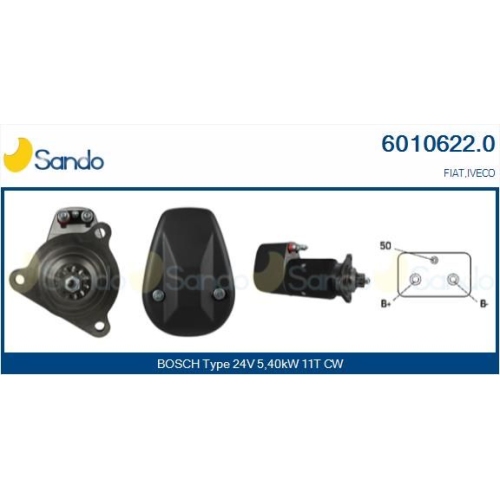 Starter Sando 6010622.0 für Iveco
