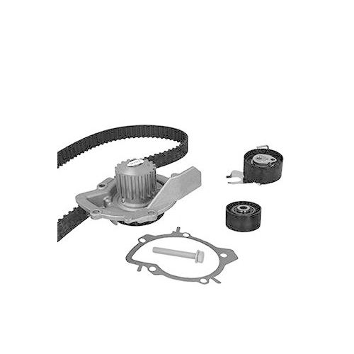 Wasserpumpe + Zahnriemensatz Graf KP1110-2 f&uuml;r Citro&euml;n Fiat Ford Peugeot DS