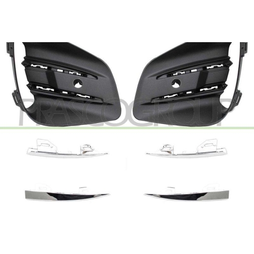 L&uuml;ftungsgitter Sto&szlig;f&auml;nger Prasco RN3322145 f&uuml;r Renault Vorne Links Vorne Rechts