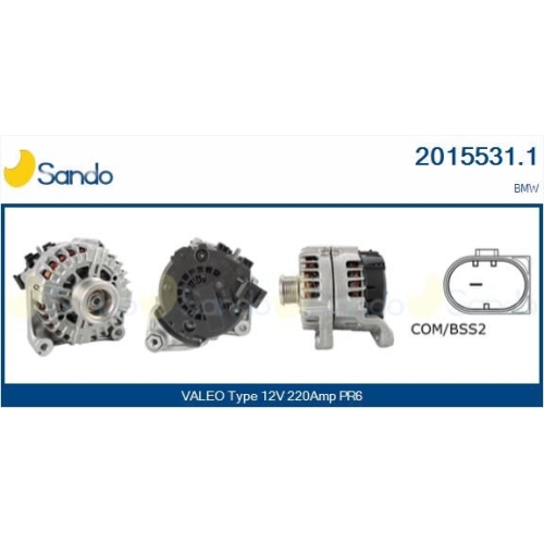 Generator Sando 2015531.1 f&uuml;r Bmw