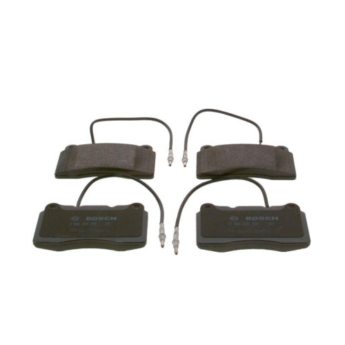 Bremsbelagsatz Scheibenbremse Bosch 0986424738 f&uuml;r Alfa Romeo Citro&euml;n Fiat