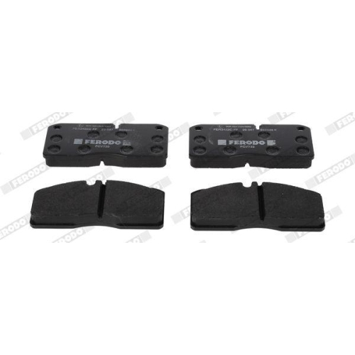 Bremsbelagsatz Scheibenbremse Ferodo FCV733 Premier f&uuml;r Iveco Volvo Hinterachse