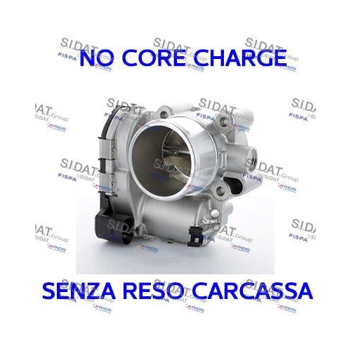 Drosselklappenstutzen Sidat 88.221R f&uuml;r Ford Hitachi Ashok Leyland