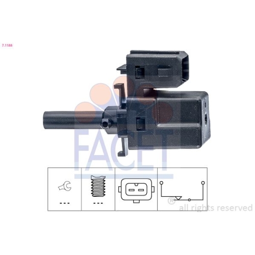 Switch Clutch Control (cruise Control) Facet 7.1188 for Ford