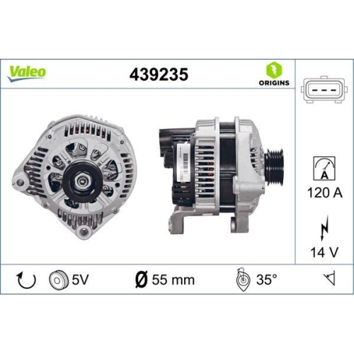 Alternator Valeo 439235 Valeo Origins New Oe Technology for Bmw