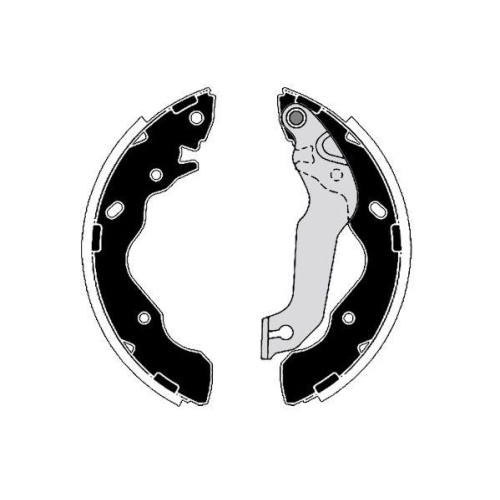 Bremsbackensatz Raicam RA29580 f&uuml;r Hyundai Hinterachse