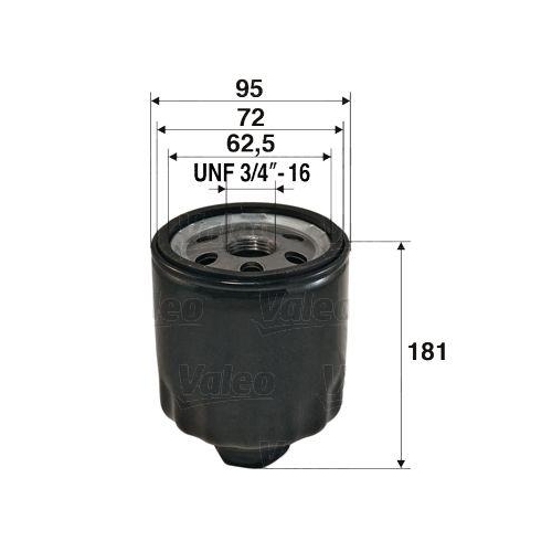 &Ouml;lfilter Valeo 586056 f&uuml;r Volvo VW Cummins