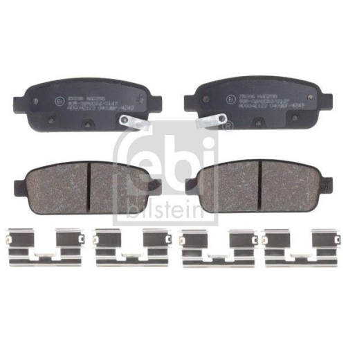 Bremsbelagsatz Scheibenbremse Febi Bilstein 16894 f&uuml;r Opel Vauxhall Chevrolet