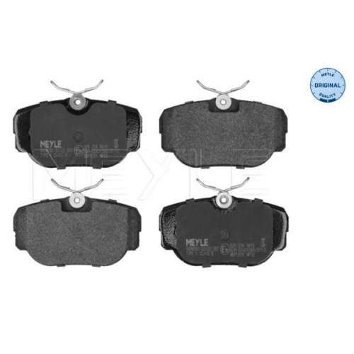 Bremsbelagsatz Scheibenbremse Meyle 0252345816 Meyle-original: True To Oe. f&uuml;r