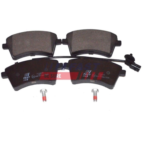 Bremsbelagsatz Scheibenbremse Fast FT29529 f&uuml;r Nissan Renault Vorderachse