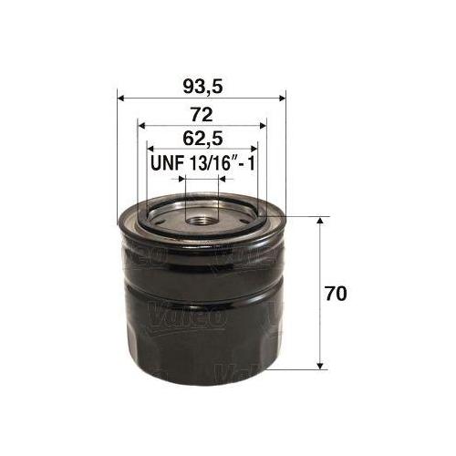 Ölfilter Valeo 586074 für Honda MG Rover Volvo Cummins Perkins Land Rover