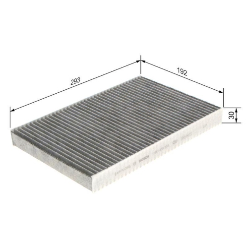 Filter Innenraumluft Bosch 1987435535 f&uuml;r Iveco