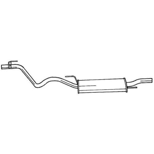 Rear Muffler Sigam 60624 for VW