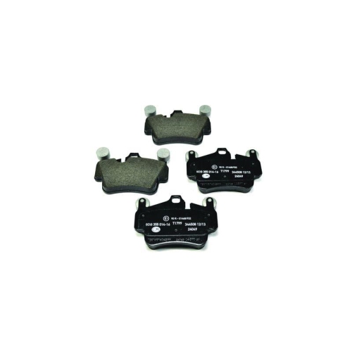 Bremsbelagsatz Scheibenbremse Hella 8DB 355 014-161 f&uuml;r Porsche Hinterachse