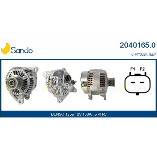 Generator Sando 2040165.0 f&uuml;r Chrysler Jeep