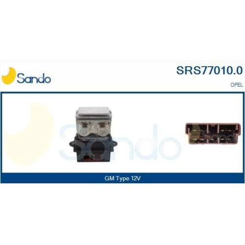 Widerstand Innenraumgebl&auml;se Sando SRS77010.0 f&uuml;r General Motors