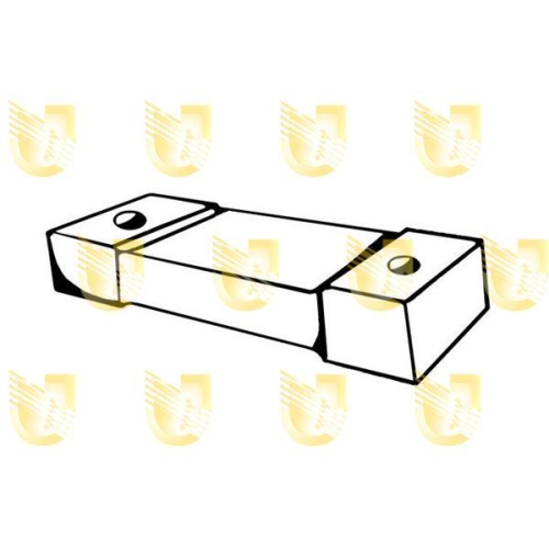 Gummistreifen Abgasanlage Unigom 165120 für Alfa Romeo Fiat Iveco