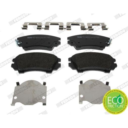 Bremsbelagsatz Scheibenbremse Ferodo FDB4208 Premier Eco Friction f&uuml;r Opel Saab