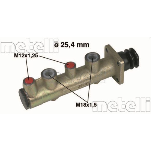 Hauptbremszylinder Metelli 05-0107 f&uuml;r Iveco