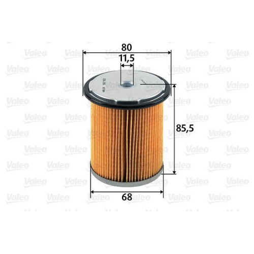 Kraftstofffilter Valeo 587912 für Citroën Fiat Ford Lancia Peugeot AC