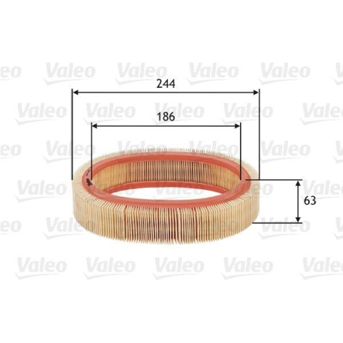 Luftfilter Valeo 585606 f&uuml;r Citro&euml;n Nissan Renault Renault Trucks Cummins
