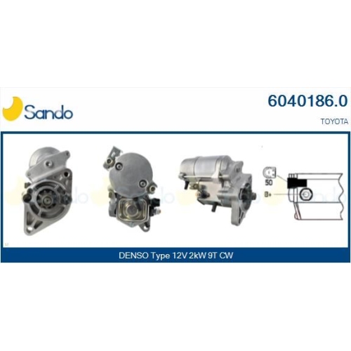 Starter Sando 6040186.0 für Toyota