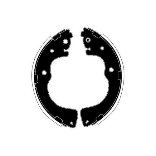 Bremsbackensatz Raicam RA28760 f&uuml;r Mazda Hinterachse