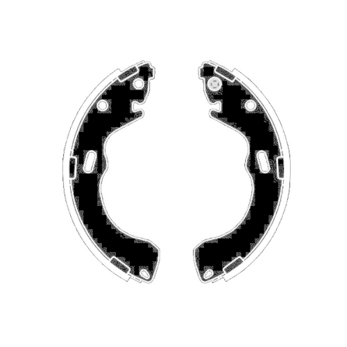 Bremsbackensatz Raicam RA28770 f&uuml;r Mazda Hinterachse