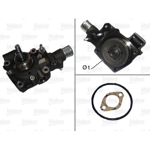 Wasserpumpe Motork&uuml;hlung Valeo 506304 f&uuml;r Fiat Iveco