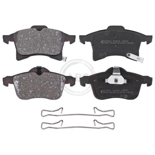 Bremsbelagsatz Scheibenbremse A.b.s. 37361 f&uuml;r Opel Vauxhall Chevrolet