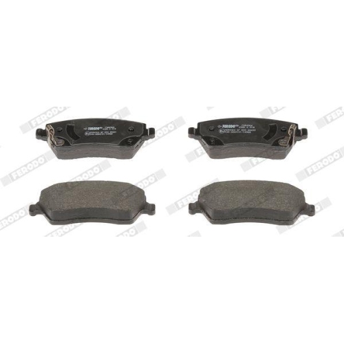 Bremsbelagsatz Scheibenbremse Ferodo FDB4966 Premier Eco Friction f&uuml;r Nissan
