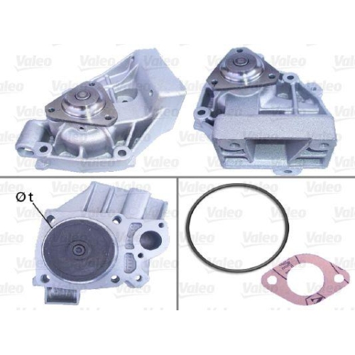 Wasserpumpe Motork&uuml;hlung Valeo 506514 f&uuml;r Citro&euml;n Fiat Peugeot