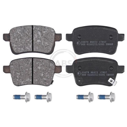 Bremsbelagsatz Scheibenbremse A.b.s. 35079 f&uuml;r Fiat Opel Vauxhall Hinterachse