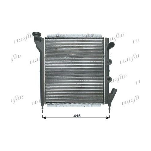 K&uuml;hler Motork&uuml;hlung Frigair 0109.2016 f&uuml;r Renault F&uuml;r Fahrzeuge Ohne Klimaanlage