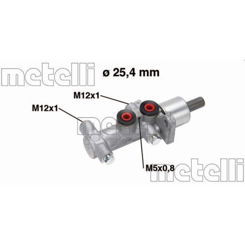 Hauptbremszylinder Metelli 05-0767 f&uuml;r Nissan Opel Renault Trucks