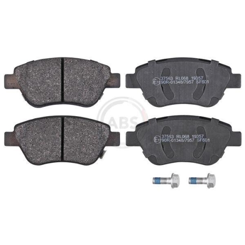 Bremsbelagsatz Scheibenbremse A.b.s. 37563 f&uuml;r Opel Vauxhall Proton Vorderachse