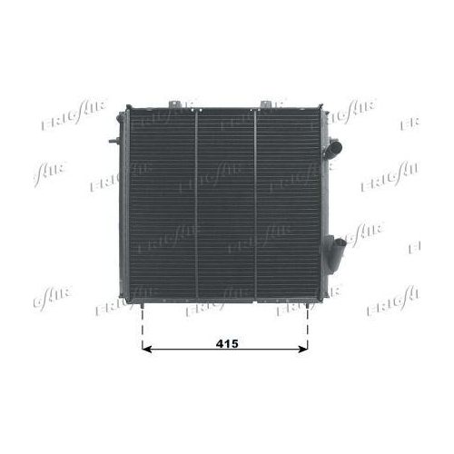 K&uuml;hler Motork&uuml;hlung Frigair 0109.2064 f&uuml;r Renault F&uuml;r Fahrzeuge Ohne Klimaanlage