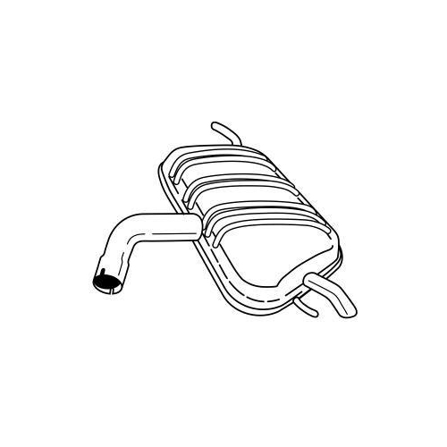 Endschalld&auml;mpfer Sigam 60695 f&uuml;r VW