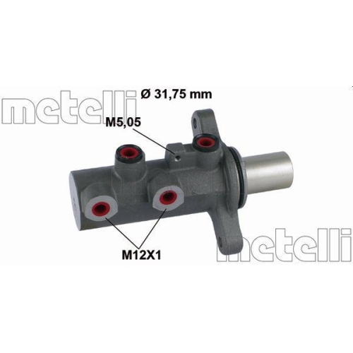 Hauptbremszylinder Metelli 05-0871 f&uuml;r Iveco