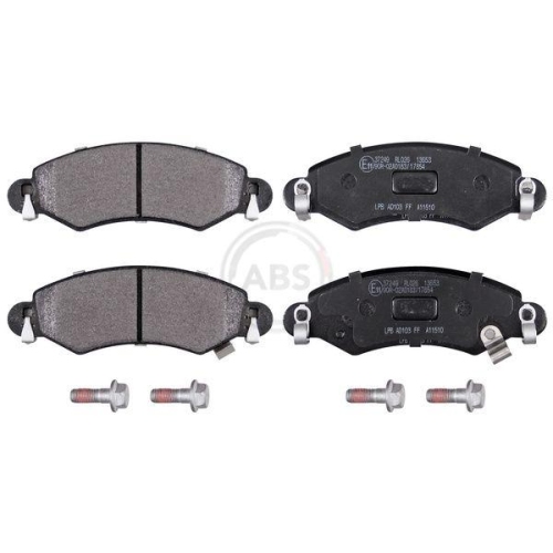 Bremsbelagsatz Scheibenbremse A.b.s. 37249 f&uuml;r Opel Suzuki Vauxhall Vorderachse