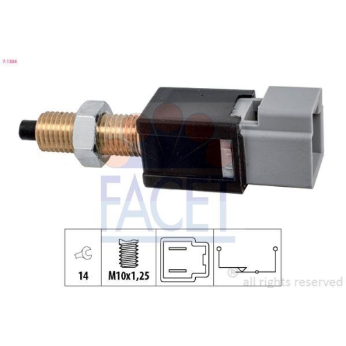 Bremslichtschalter Facet 7.1304 Made In Italy - Oe Equivalent f&uuml;r Ford Isuzu