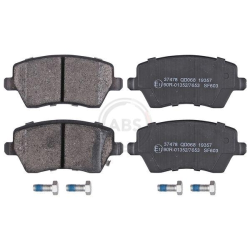 Bremsbelagsatz Scheibenbremse A.b.s. 37478 f&uuml;r Nissan Opel Suzuki Vauxhall