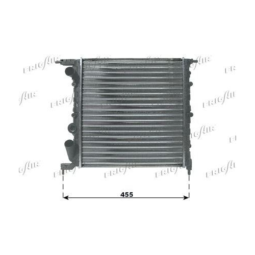 K&uuml;hler Motork&uuml;hlung Frigair 0109.3053 f&uuml;r Renault F&uuml;r Fahrzeuge Ohne Klimaanlage