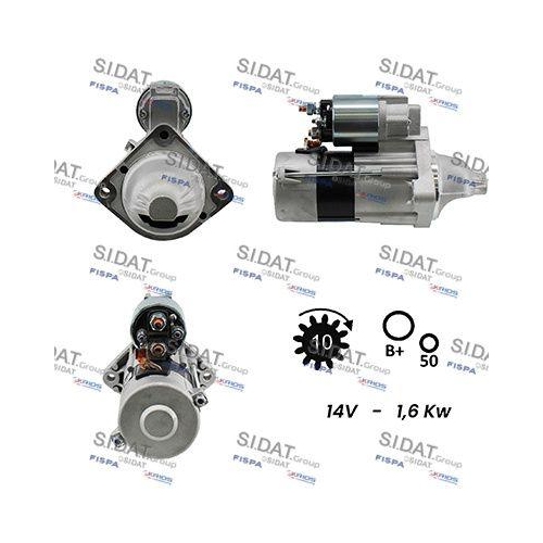 Starter Sidat S12VA0081A2 f&uuml;r Bmw