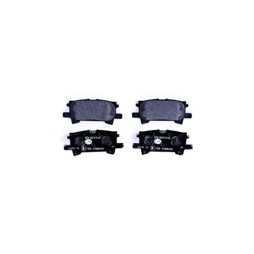 Bremsbelagsatz Scheibenbremse Hella 8DB 355 010-621 f&uuml;r Toyota Lexus Hinterachse
